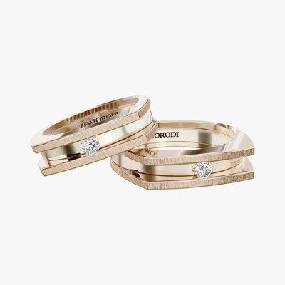 Love Story Diamond Matching Wedding Rings